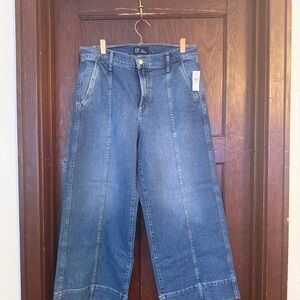 Gap Wide-Leg Blue Denim Jeans
